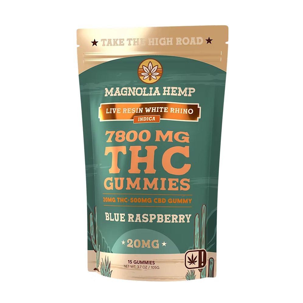 Magnolia Hemp 1:25 Ratio THC:CBD Gummies (20mg THC/pc)
